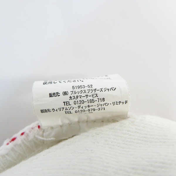 実際に弊社で買取させて頂いたDickies/ディッキーズ × Brooks Brothers/ブルックスブラザーズ ホワイト デニムパンツ 152M40BR02/28の画像 4枚目