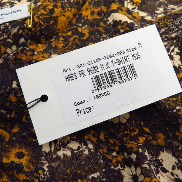 実際に弊社で買取させて頂いた【未使用】DRIES VAN NOTEN/ドリスヴァンノッテン HABS PR 9602 総柄 Tシャツ/Mの画像 5枚目