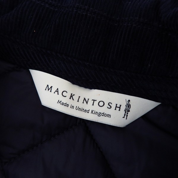 実際に弊社で買取させて頂いたMACKINTOSH/マッキントッシュ ウール 中綿キルティングコート 40の画像 2枚目