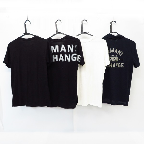 実際に弊社で買取させて頂いたARMANI EXCHANGE/アルマーニエクスチェンジ  プリントカットソー/ポロシャツ トップス 4点セット SIZE：S/Mの画像 1枚目
