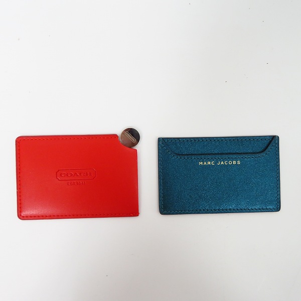 実際に弊社で買取させて頂いたCOACH/コーチ MARC JACOBS/マークジェイコブス パスケース/鏡 2点セット