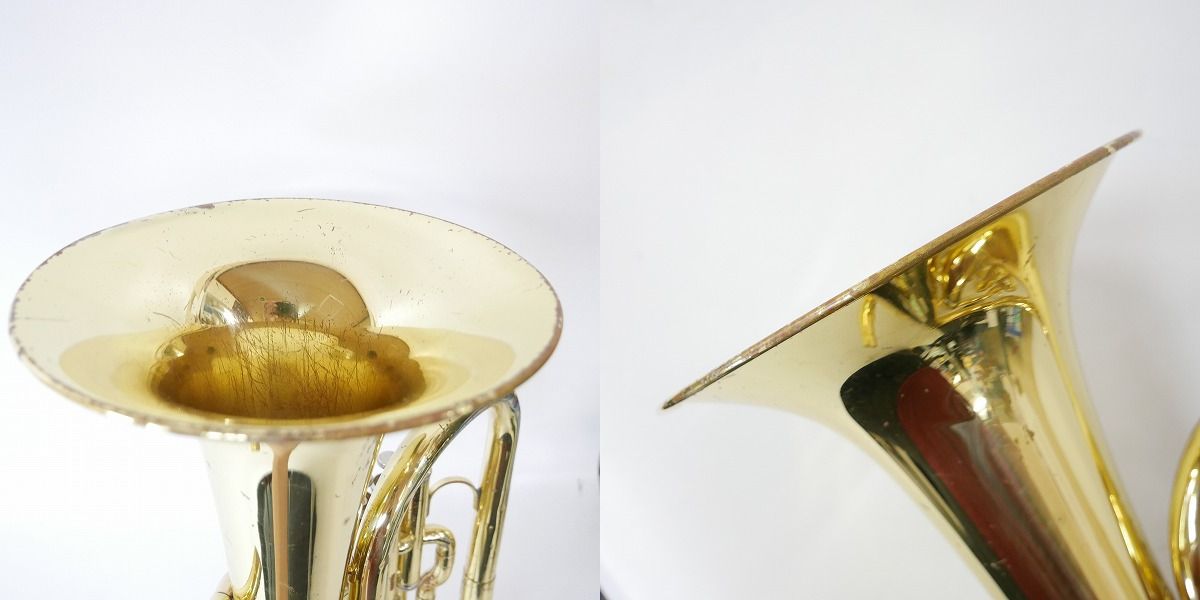 実際に弊社で買取させて頂いた★【ジャンク】YAMAHA/ヤマハ YAH-202/YAH202 アルトホルン ハードケース付の画像 3枚目