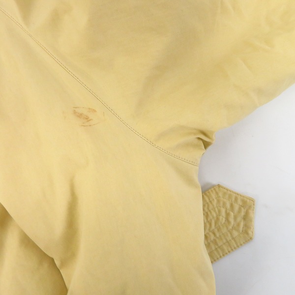 実際に弊社で買取させて頂いたGIORGIO ARMANI/ジョルジオアルマーニ コート アイボリー系/44の画像 6枚目