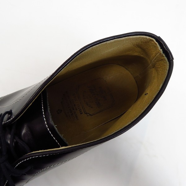 実際に弊社で買取させて頂いたTHE CRIMIE/クライミー チャッカブーツ ブラック/9の画像 4枚目