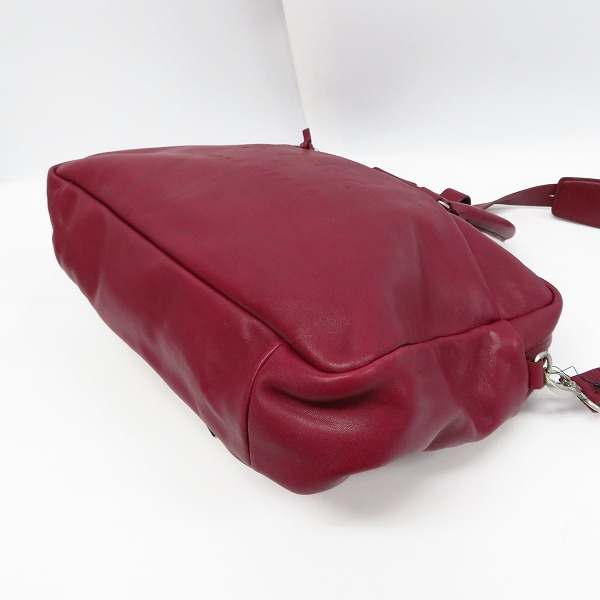 実際に弊社で買取させて頂いた【未使用】MARC BY MARC JACOBS/マークバイマークジェイコブス 2WAY レザー ショルダー/ハンドバッグ M0003179の画像 2枚目