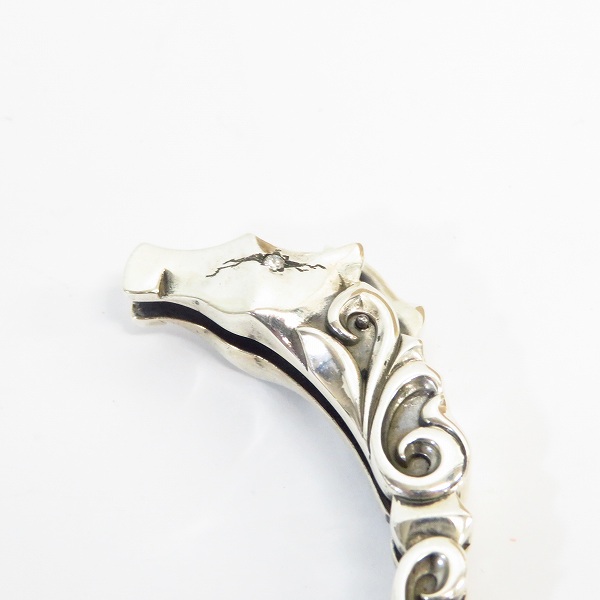 実際に弊社で買取させて頂いたDEAL DESIGN/ディールデザイン 2016collection SV925 ソリッドホースカフバングル 391470の画像 5枚目