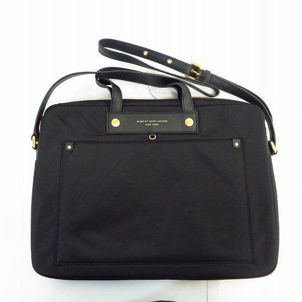 実際に弊社で買取させて頂いた【未使用】MARC BY MARC JACOBS/マークバイマークジェイコブス 2WAY PCケース/ブリーフケース 黒 M0001304