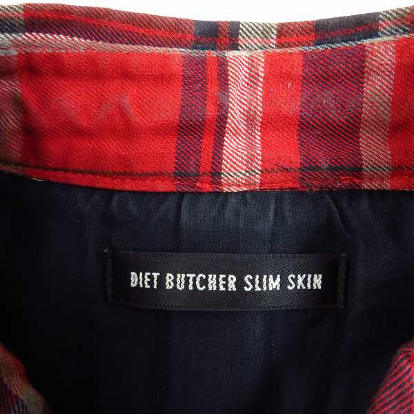 実際に弊社で買取させて頂いたDIET BUTCHER SLIM SKIN/ダイエットブッチャースリムスキン チェックシャツ/1の画像 2枚目