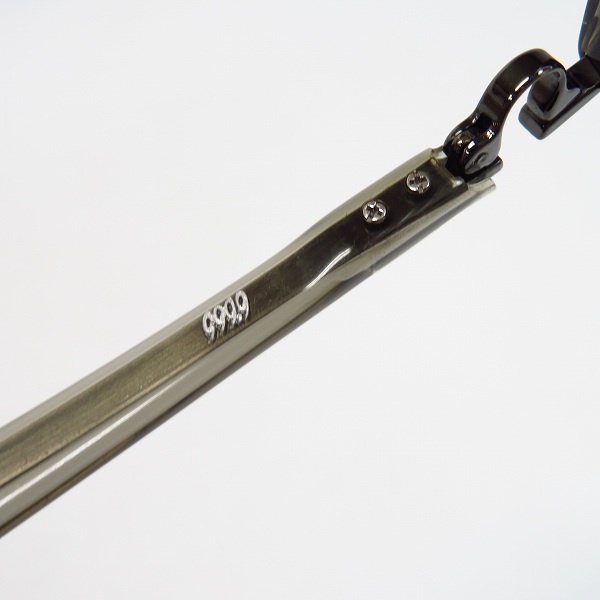 実際に弊社で買取させて頂いた999.9/フォーナインズ 度入り フルリム メガネフレーム/アイウェア NPM-103 の画像 4枚目