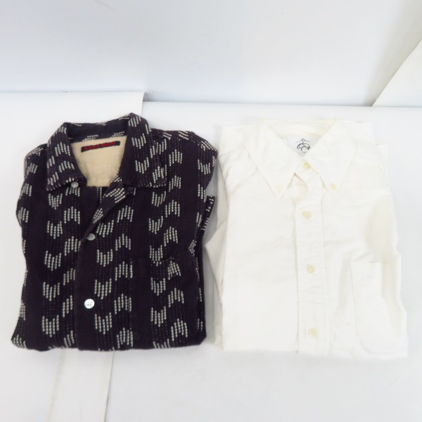 実際に弊社で買取させて頂いた【おまとめ8点】J.S HOMESTEAD/JAMES PERSE/GAIJIN MADE/BROOKS BROTHERS/KATO/アローズ/SHIPS シャツ等/S/M/L/XL/1/IIの画像 4枚目