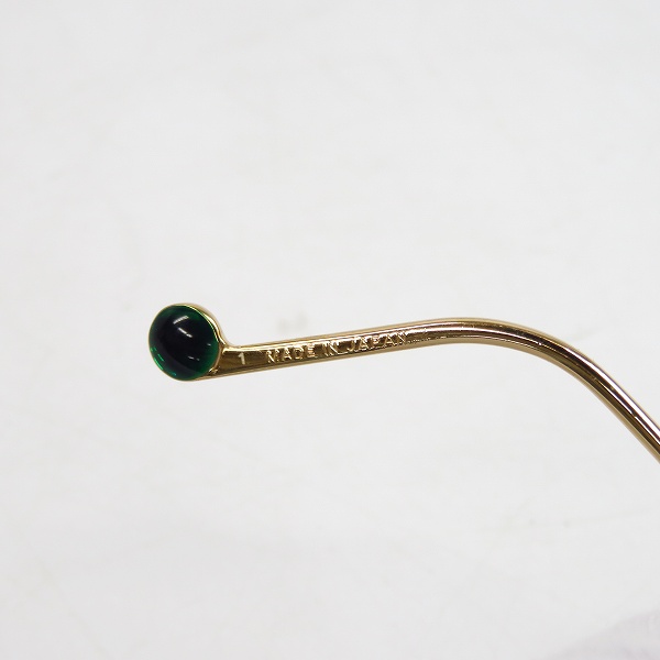 実際に弊社で買取させて頂いたJean Paul GAULTIER/ジャンポールゴルチエ ヴィンテージ サングラス ゴールド 56-8103の画像 5枚目