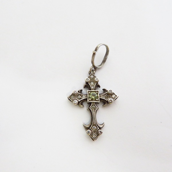 実際に弊社で買取させて頂いたLoree Rodkin/ローリーロドキン クロス ストーンセット ペンダントの画像 1枚目