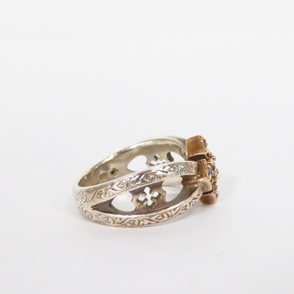 実際に弊社で買取させて頂いたLoree Rodkin/ローリーロドキン プリンセスクロス リング K10 11号の画像 3枚目