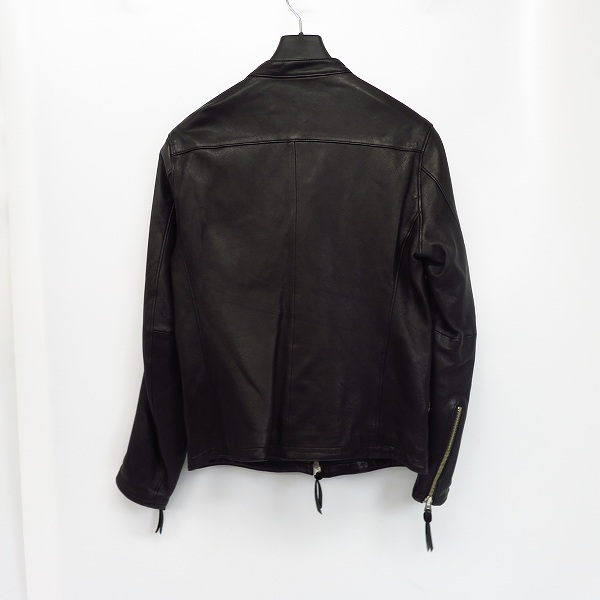 実際に弊社で買取させて頂いたEAUTY&YOUTH/ビューティー&ユース UNITED ARROWS シングルライダースジャケット 1225-199-6610/Mの画像 1枚目