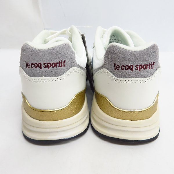 実際に弊社で買取させて頂いた【未使用】le coq sportif/ルコックスポルティフ LCS R800 ヴィンテージ QL1QGC08WH 27.5cmの画像 1枚目
