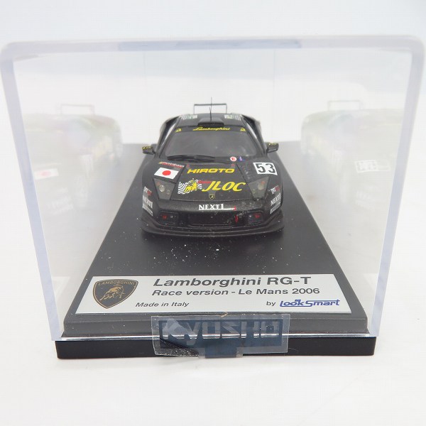 実際に弊社で買取させて頂いた【未開封】LookSmart/ルックスマート 京商 1/43 LAMBORGINI/ランボルギーニ RG-T Le Mans 2006 #53 ミニカー LS297の画像 1枚目