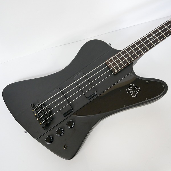 実際に弊社で買取させて頂いた★Epiphone/エピフォン Gothic Thunderbird IV サンダーバード エレキベース ソフトケース付きの画像 4枚目