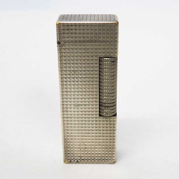 実際に弊社で買取させて頂いたdunhill/ダンヒル ダイヤモンドカット サイドローラー ガスライター シルバー