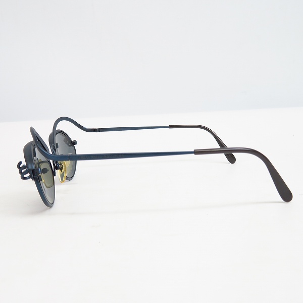 実際に弊社で買取させて頂いたJean Paul GAULTIER/ジャンポールゴルチエ ヴィンテージ サングラス ブルー 56-6107の画像 2枚目