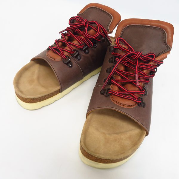 実際に弊社で買取させて頂いたMIHARAYASUHIRO/ミハラヤスヒロ レザー サンダル MY53230300/25