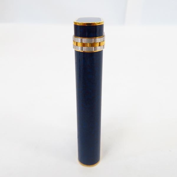 実際に弊社で買取させて頂いたCartier/カルティエ トリニティガスライター ブルー×ゴールドの画像 2枚目