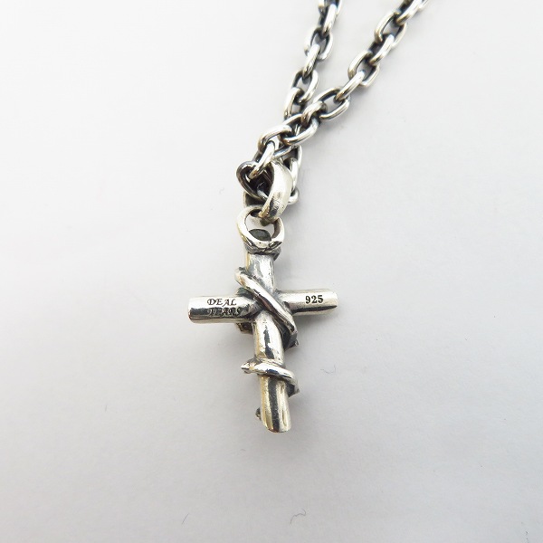 実際に弊社で買取させて頂いたDEAL DESIGN/ディールデザイン ローズクロスチャーム ネックレスの画像 2枚目