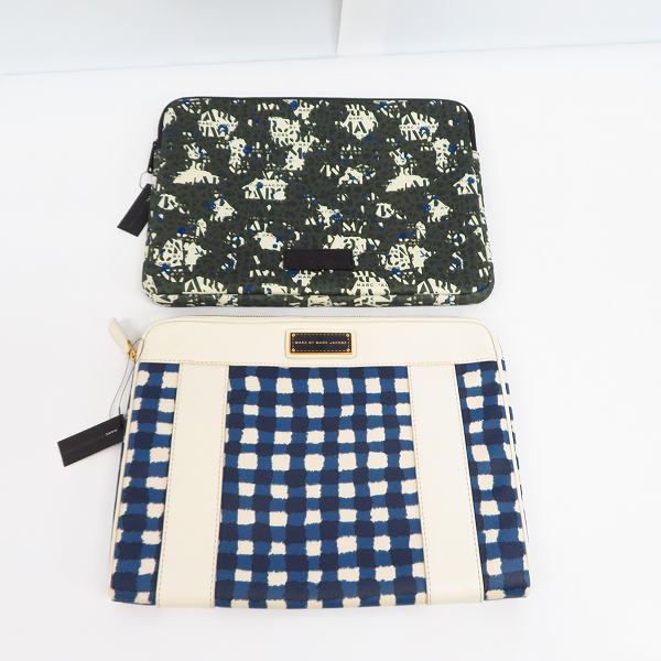 実際に弊社で買取させて頂いた【未使用含む】MARC BY MARC JACOBS/マークバイマークジェイコブス PCタブレットケース M0001053A/M6131011 2点セット