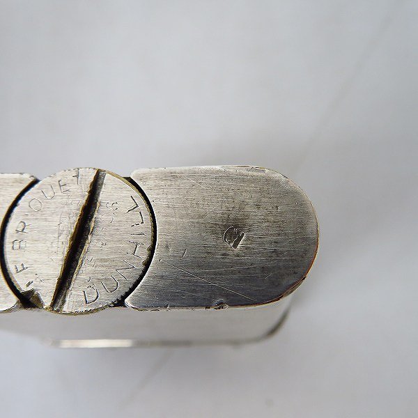 実際に弊社で買取させて頂いたdunhill/ダンヒル UNIQUE/ユニーク ハンマー オイルライター シルバー プレーンの画像 3枚目