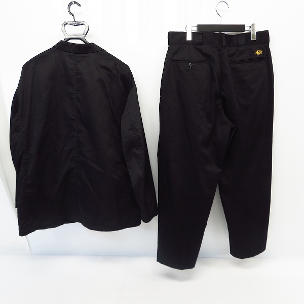 実際に弊社で買取させて頂いたTRIP STER×DICKIES/トリップスター×ディッキーズ 20SS トラウザーズ セットアップ ブラック size：Lの画像 1枚目