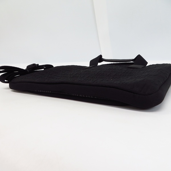 実際に弊社で買取させて頂いたMARC BY MARC JACOBS/マークバイマークジェイコブス PCケース/ブリーフケース ブラック M0001052の画像 2枚目