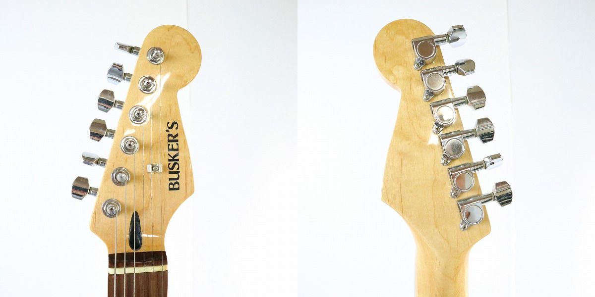 実際に弊社で買取させて頂いた★BUSKER'S/バスカーズ ストラトキャスタータイプ エレキギターの画像 3枚目