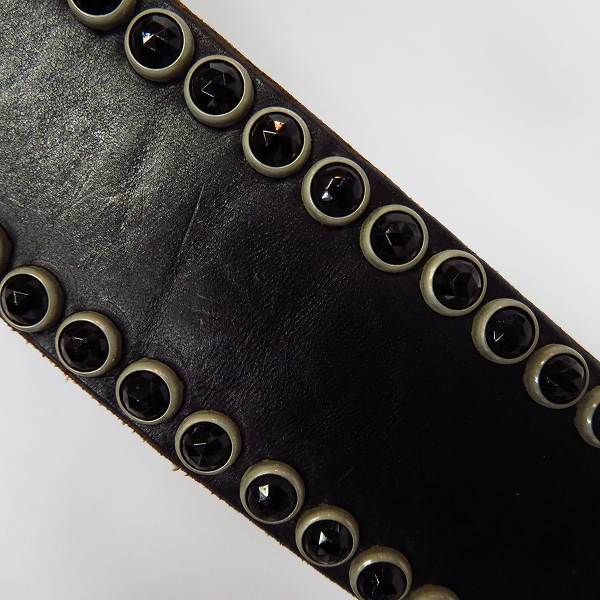 実際に弊社で買取させて頂いたHTC/Hollywood Trading Company/エイチティーシー スタッズレザーベルト 2点セットの画像 5枚目