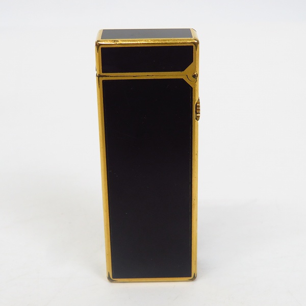 実際に弊社で買取させて頂いたdunhill/ダンヒル ローラー ガスライター ブラック×ゴールドの画像 1枚目