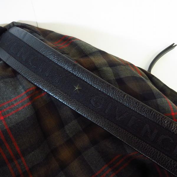 実際に弊社で買取させて頂いたGIVENCHY/ジバンシー チェック バックパック/リュックサックの画像 5枚目