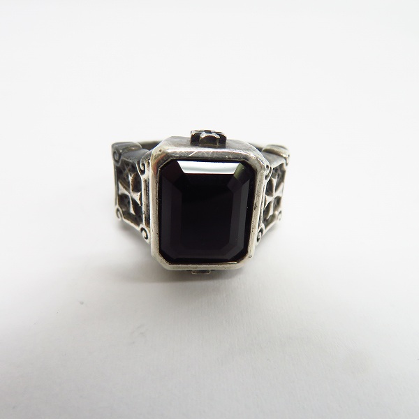 実際に弊社で買取させて頂いたDEAL DESIGN/ディールデザインリング クロスデザイン ストーンリング/13号の画像 1枚目