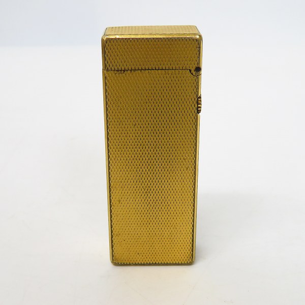 実際に弊社で買取させて頂いたdunhill/ダンヒル ダイヤカット サイドローラー ガスライター ゴールドの画像 1枚目