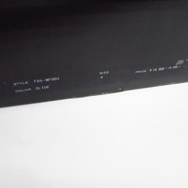 実際に弊社で買取させて頂いたNUMBER (N)INE/ナンバーナイン カモフラ柄 ハートトライバル スリッポン F04-NF004 size：9の画像 8枚目