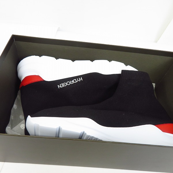 実際に弊社で買取させて頂いた【未使用】HYDROGEN/ハイドロゲン TRICOT RUNNING ソックススニーカー 233710/41の画像 7枚目