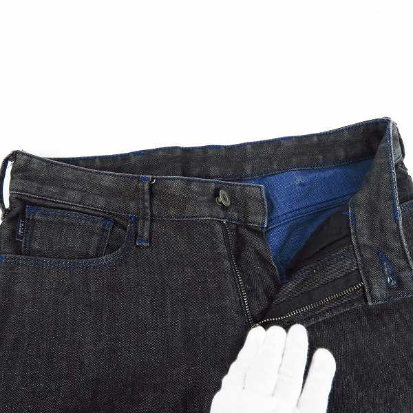 実際に弊社で買取させて頂いたARMANI JEANS/アルマーニジーンズ ロゴ刺繍 スキニーデニムパンツ W29L32の画像 2枚目