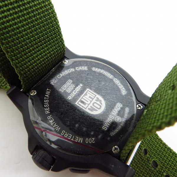 実際に弊社で買取させて頂いたLUMINOX/ルミノックス RECON POINTMAN/リーコンポイントマン SERIES 8800【動作未確認】の画像 3枚目