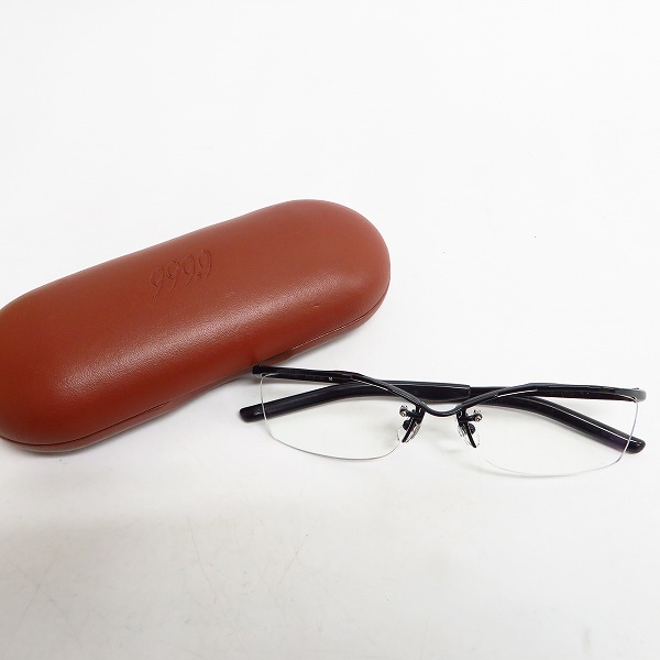実際に弊社で買取させて頂いた999.9/フォーナインズ 眼鏡/メガネフレーム アイウェア リムレスフレーム O-40T