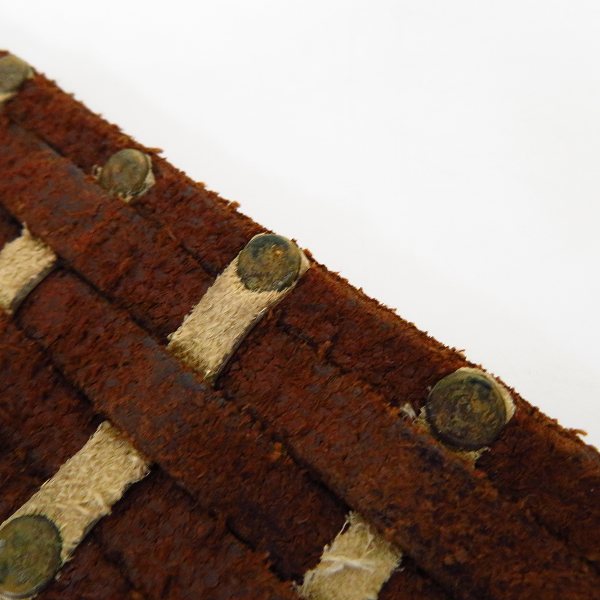 実際に弊社で買取させて頂いたHTC/Hollywood Trading Company/エイチティーシー スタッズレザーベルト 2点セットの画像 4枚目