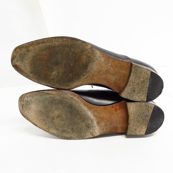 実際に弊社で買取させて頂いたBARNEYS NEWYORK/バーニーズニューヨーク パンチドキャップトゥシューズ/7.5の画像 2枚目