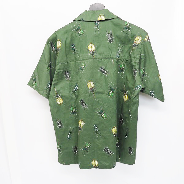 実際に弊社で買取させて頂いたDESCENDANT/ディセンダント 総柄/昆虫プリント オープンカラー半袖シャツ size：1の画像 1枚目