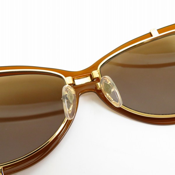 実際に弊社で買取させて頂いたJean Paul GAULTIER/ジャンポールゴルチエ ヴィンテージ 風防 サングラス ブラウン 56-6204の画像 3枚目