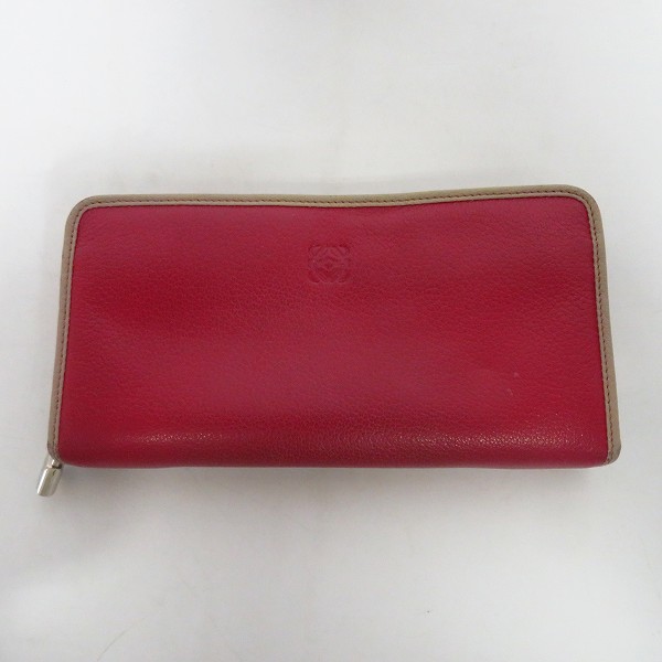 実際に弊社で買取させて頂いた【保証書付き】LOEWE/ロエベ ZIP AROUND WALLET ラウンドファスナー長財布 