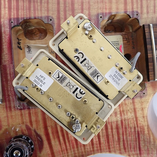 実際に弊社で買取させて頂いた★PRS/Paul Reed Smith/ポールリードスミス Custom 24 VIOLET バードインレイ 2014年製 ハードケース付 の画像 5枚目