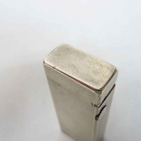 実際に弊社で買取させて頂いたdunhill/ダンヒル ダイヤカット サイドローラー ガスライター シルバー メッシュの画像 5枚目