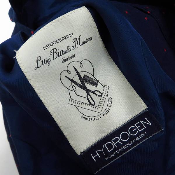 実際に弊社で買取させて頂いたHYDROGEN/ハイドロゲン 星/スター 刺繍 ジレ ベスト トップス 54Rの画像 2枚目