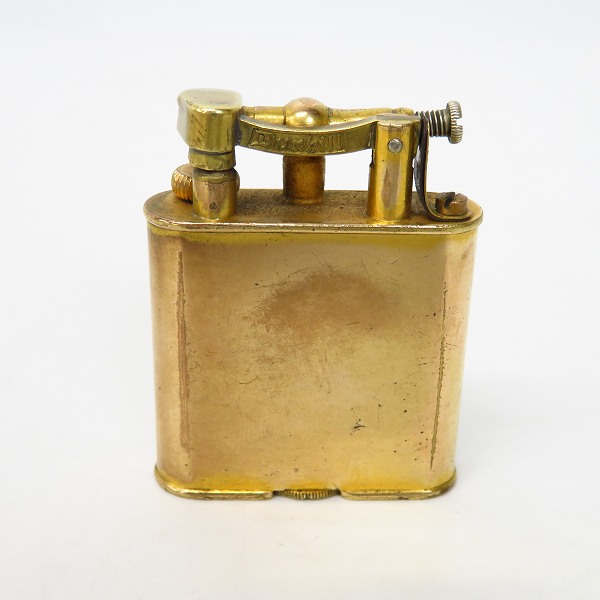 実際に弊社で買取させて頂いたdunhill/ダンヒル UNIQUE/ユニーク ハンマー オイルライター ゴールドの画像 1枚目